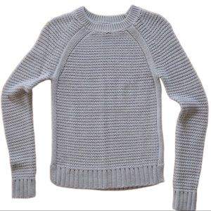 BANANA REPUBLIC Horizontal Stitch Sweater XS Gray